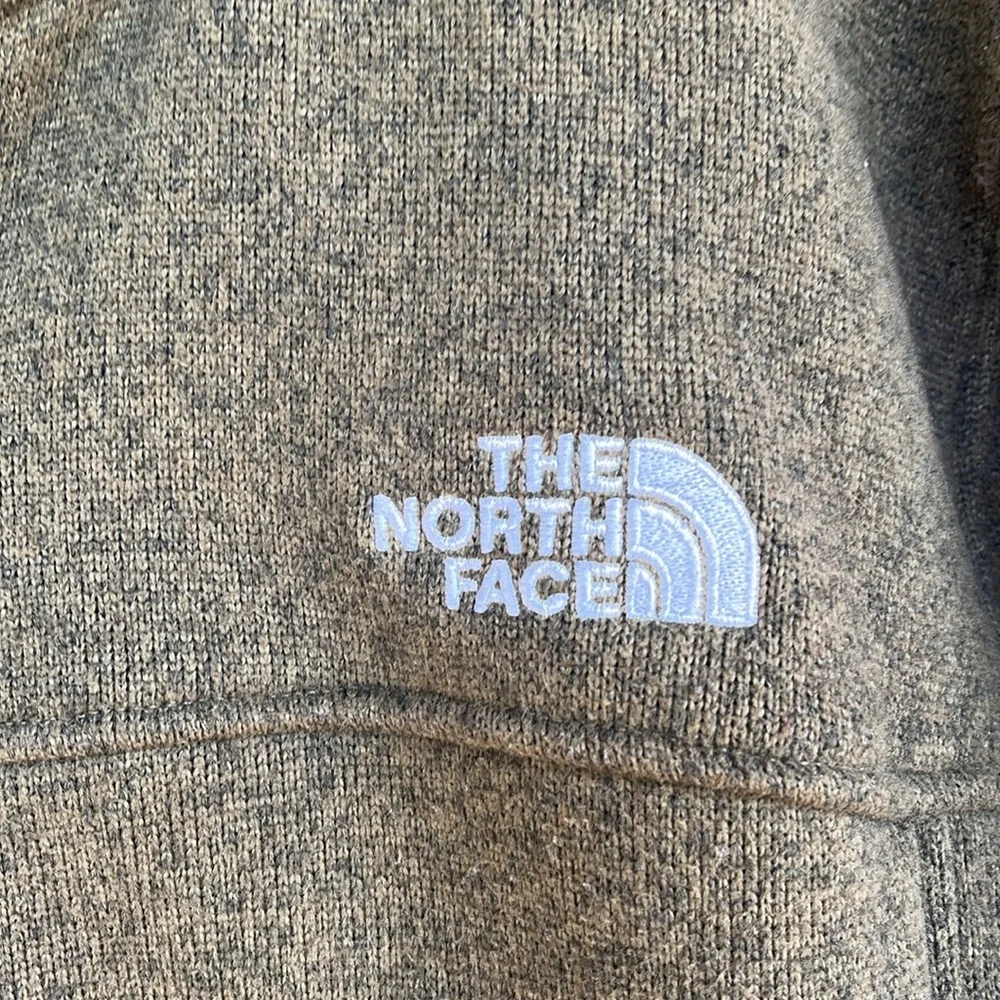 The North Face Forest Green Full-Zip knit Jacket Size XL - Picture 3 of 7